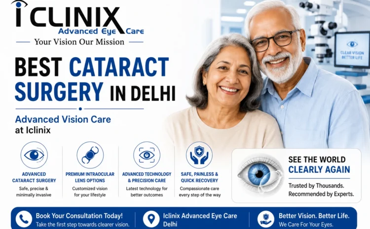  Best Cataract Surgery in Delhi | Advanced Vision Care at Iclinix