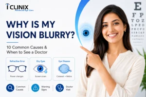 Blurry vision warning signs: 10 common causes and exactly when to see a doctor