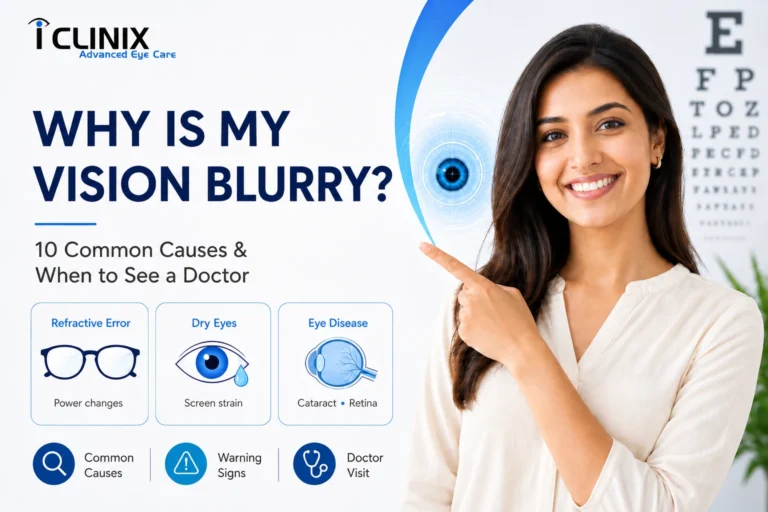 Blurry vision warning signs: 10 common causes and exactly when to see a doctor