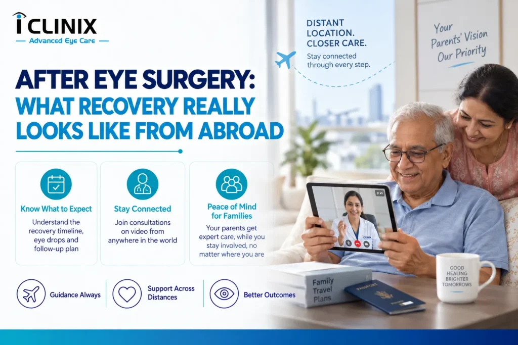 Post-eye surgery recovery for parents in India: Checklist for NRIs managing care remotely