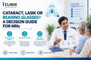 How NRIs can decide the right eye treatment for parents — cataract, LASIK, or glasses
