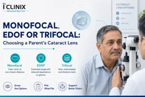 Monofocal, EDOF, and trifocal IOLs compared: A practical guide for cataract surgery in India (for families and NRIs)