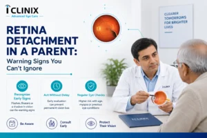 etinal detachment warning signs in parents: Flashes, floaters, or shadows — how to spot them fast and act from abroad
