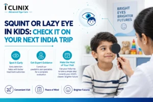 Squint and lazy eye checks for children during visits to India: Why it matters and what the screening involves